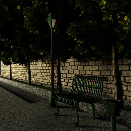 Jogging Trail Bench preview image